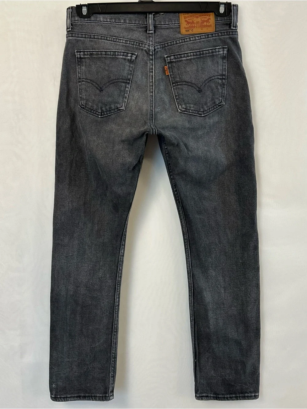 Levi’s 505 Men's Black Wash Straight Leg Jeans / 28” waist